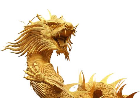 Chinese Dragon Sculpture by Phalakon Jaisangat