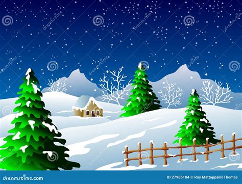 Winter season background stock vector. Illustration of winter - 27986184