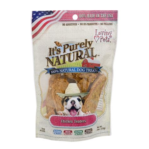 Loving Pets It's Purely Natural Chicken Tender Natural Dog Treat ...