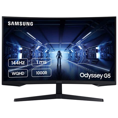 Monitor Samsung Odyssey G5, 32", Curvo, 1ms, 144 hz y FreeSync, oferta ...