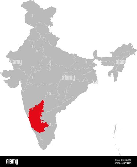 India Map With Karnataka - Get Latest Map Update