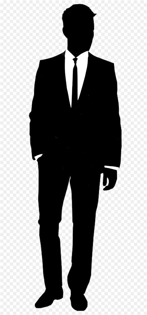 Suit Silhouette Shirt Informal Attire Men In Suit - Clip Art Library