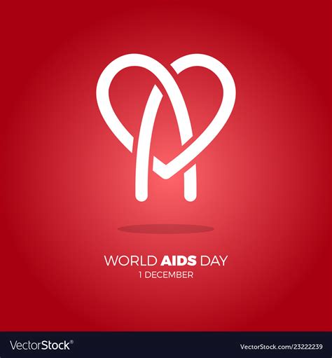 World heart day icon design brush style red Vector Image