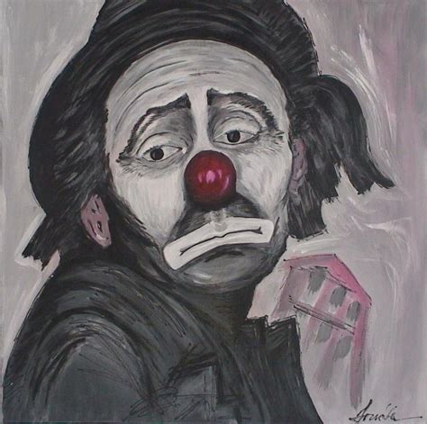 Sad Clown Painting by Maia Oliver - Fine Art America