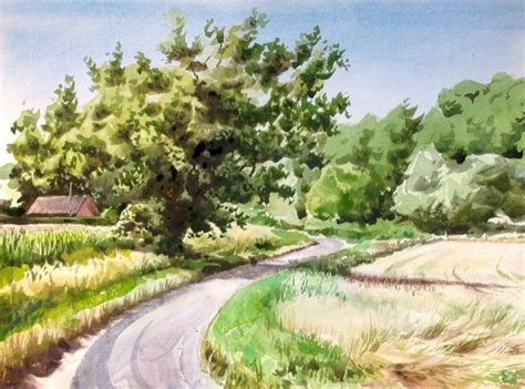 Painting the East Anglian Landscape - Workshop at Lilac Cottage Studio in Suffolk