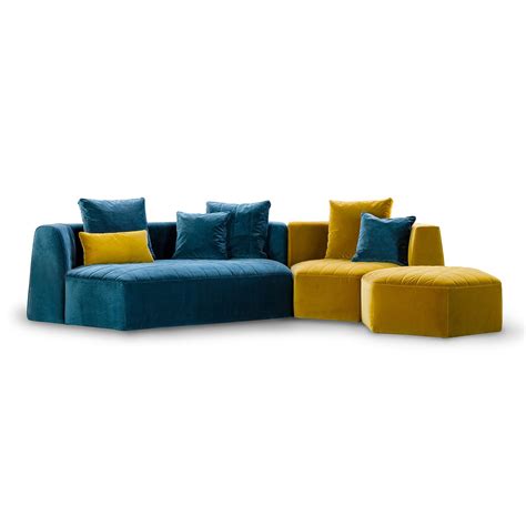 Divano componibile a moduli esagonali Panorama di Bonaldo - DIOTTI.COM High Quality Furniture ...