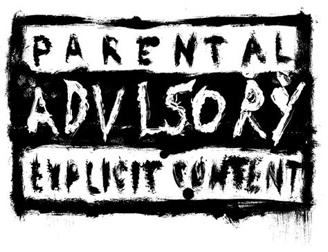 10 Grunge Parental Advisory Explicit Content (PNG Transparent) | OnlyGFX.com