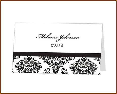 Avery Place Card Template Wedding - Template 1 : Resume Examples # ...