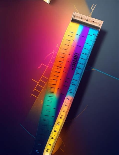 Premium AI Image | vibrant ruler