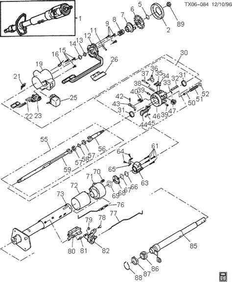 1984 Chevy Truck Steering Column Diagram