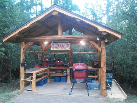 BBQ shack | Bbq shed, Outdoor kitchen design, Backyard