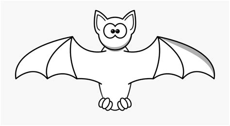 Clipart bat black and white, Clipart bat black and white Transparent ...