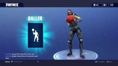 *NEW* BALLER emote in Fortnite! | first look - YouTube