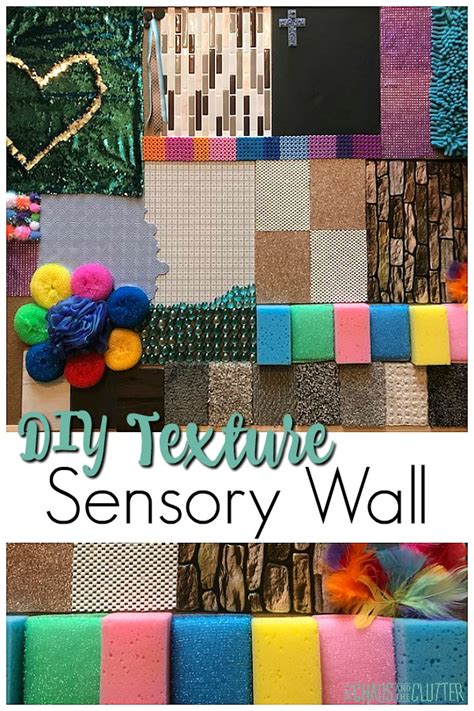 DIY Sensory Wall - Inexpensive and Easy to Make