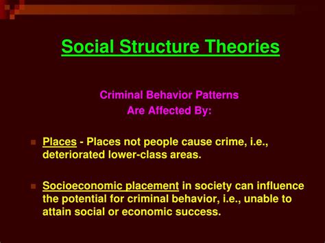 PPT - Chapter 6 Social Structure Theory PowerPoint Presentation, free download - ID:1323967