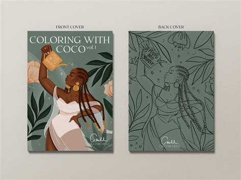 Coloring With Coco Black Girl Coloring Book vol. 1 | Mantra Edition | Coco Michele