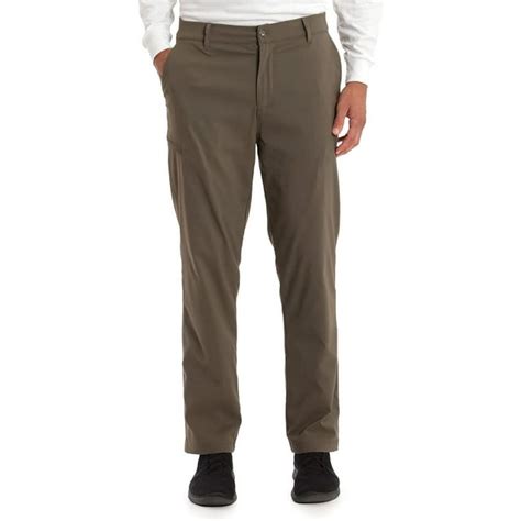 Gerry Mens Fleece Lined Stretch Hiking Travel Pants with Side Zipper ...