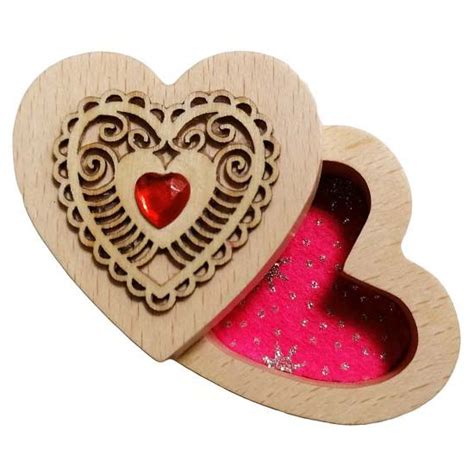 O'Connors Irish Heart shaped Ring or Trinket Wooden box Celtic Crafts, Jewelry Ring Box, Heart ...