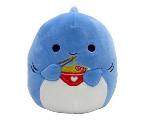 Squishmallows Shark with Ramen Plush - Blue, 8 in - Kroger