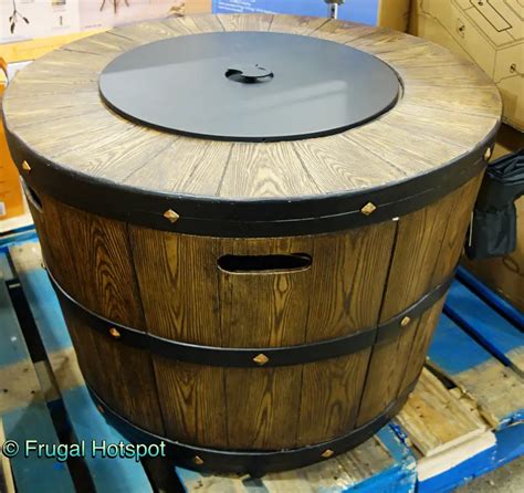 Sunbeam Wine Barrel Fire Pit - Costco Sale! | Frugal Hotspot