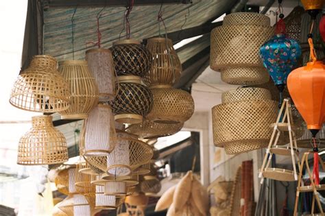 Premium Photo | Vietnamese traditional handmade lantern at the local market