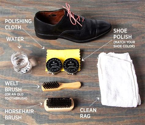 How to Shine Your Shoes the Right Way | Shoe polish, Dress shoes men, Shoe shine