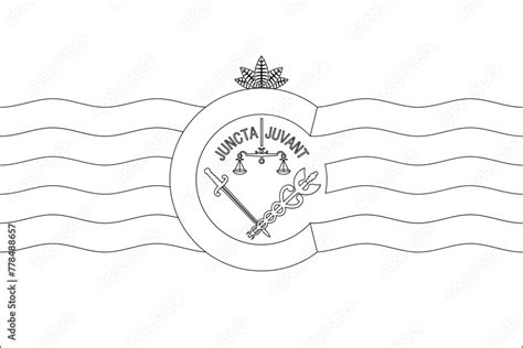 County Flag, Ohio, state, of, vector svg, line art, cut file, black, white, cricut, laser file ...