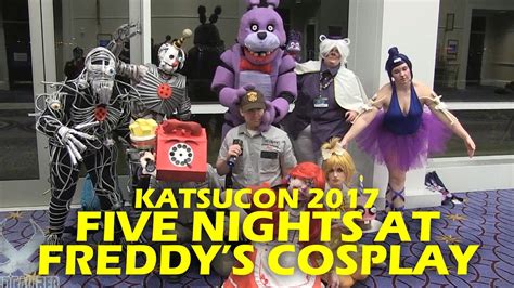 FIVE NIGHTS AT FREDDY'S Cosplay Photo Shoot - Katsucon 2017 - YouTube