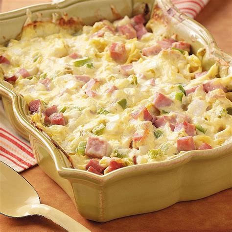 Ham and Swiss Casserole Recipe | Taste of Home