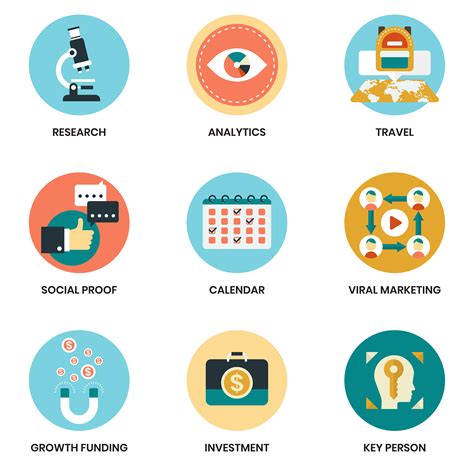 Business icons set for business 480260 Vector Art at Vecteezy