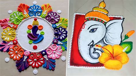 Collection of Top 999+ Stunning Ganpati Rangoli Images in Full 4K