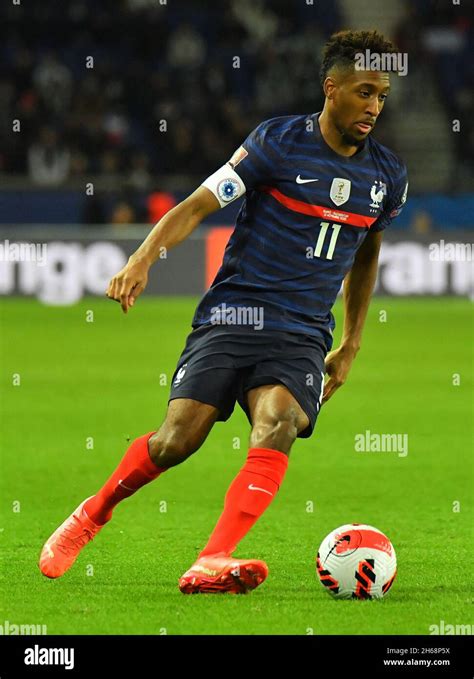 France's Coman during the FIFA World Cup 2022 qualification football ...