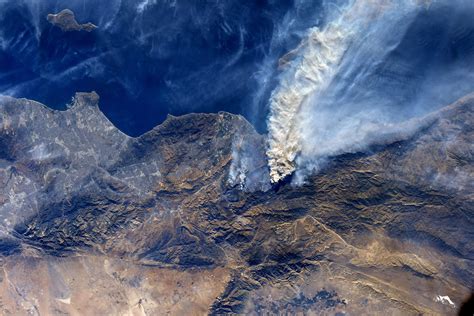 Striking NASA photos of the California wildfires from the International ...