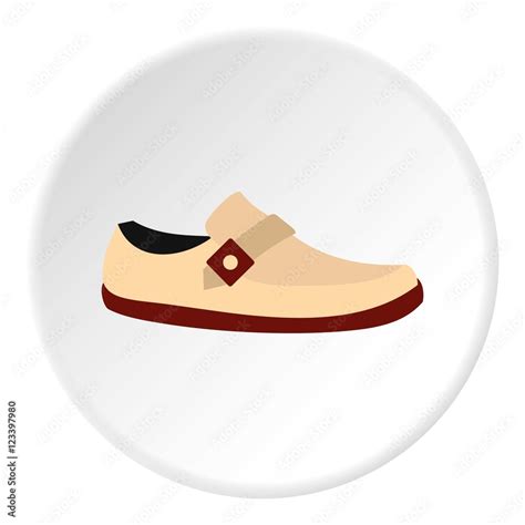 White shoe icon. Flat illustration of shoe vector icon for web design ...