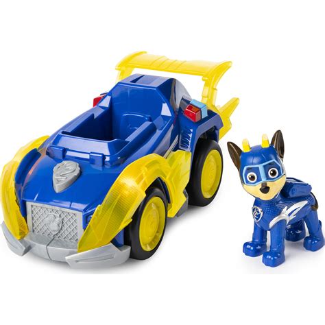 Buy PAW PATROL, Mighty Pups Super PAWs Chase’s Deluxe Vehicle with ...