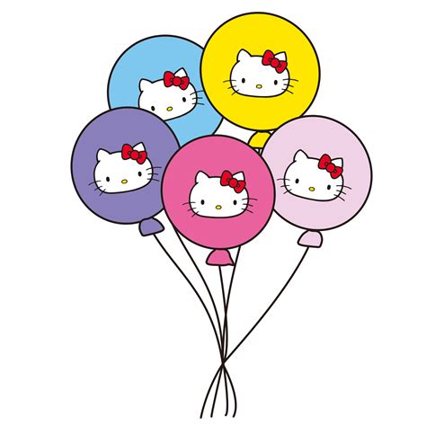 Hello Kitty With Balloons Png – NBKomputer