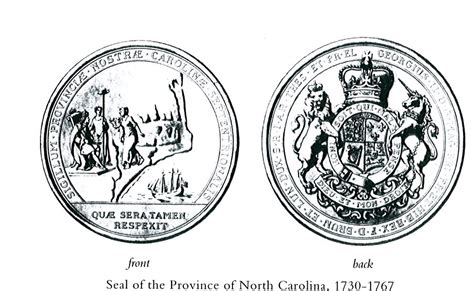 Timeline - The History of the Great Seal of the state of North Carolina