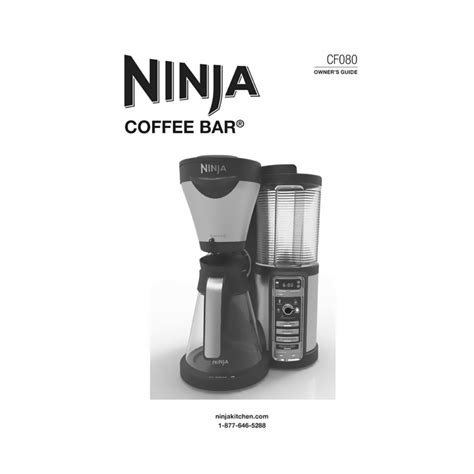 Ninja Coffee Bar CF080 User Manual