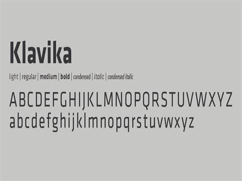 Klavika Font Family Free Download - Fonts Empire