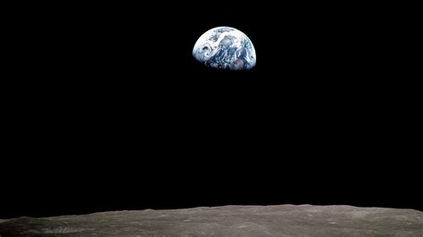 Earthrise From Moon Apollo