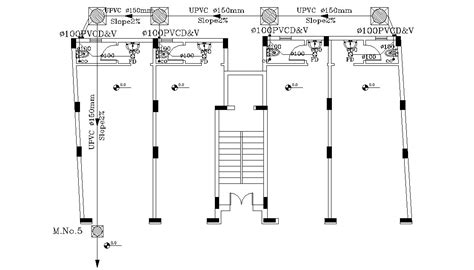 Commercial Building Plumbing Design AutoCAD File Drawing - Cadbull