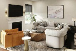 Before & After: Contemporary Townhouse Interior Design - Decorilla ...