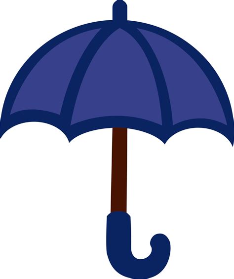 Blue umbrella, illustration, vector on white background 13481811 Vector ...