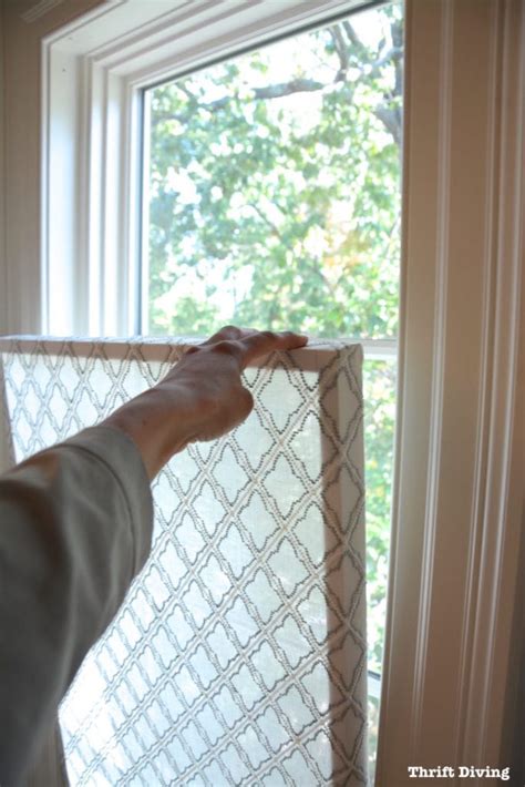 How to Make a Pretty DIY Window Privacy Screen