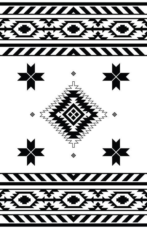 Carpet pattern. Seamless geometry. Western handmade saddle blanket rug pattern, Aztec 34332691 PNG