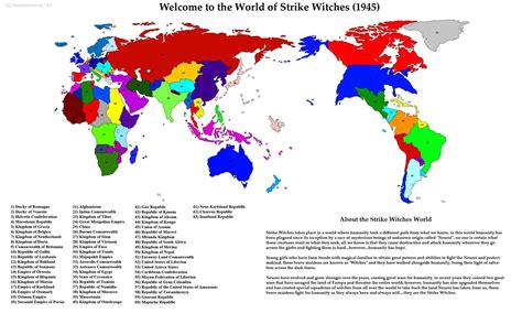 The Full World of Strike Witches Map, What do you think? : r/StrikeWitches