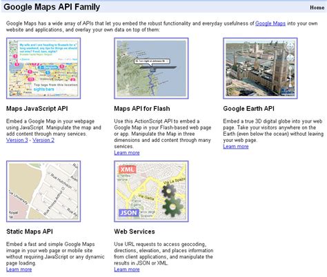 Website Integration of the Google Maps API