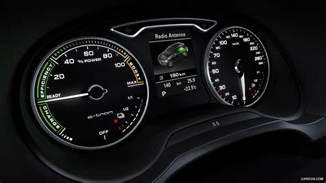 Audi A3 e-tron Concept | 2013MY Instrument Cluster | Interior Detail