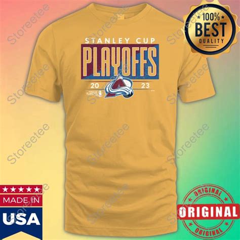 Colorado Avalanche Stanley Cup Playoffs 2023 T Shirt - Storeetee