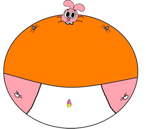 Anais Watterson inflated by gumbawll123 on DeviantArt